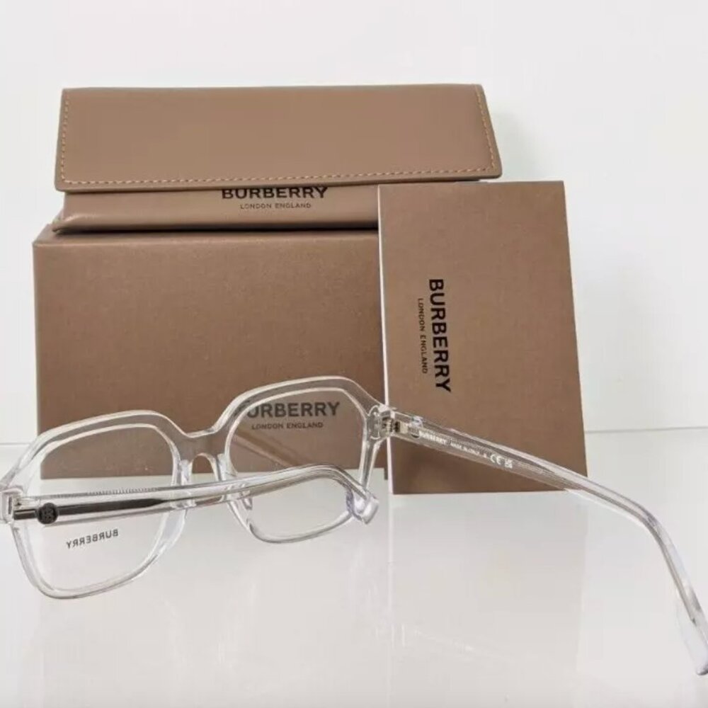 Brand New Authentic Burberry Eyeglasses Crystal 54mm Eyeglasses - Picture 5 of 5